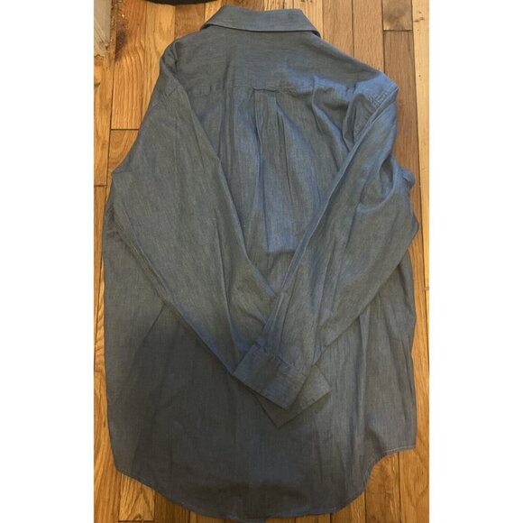 Bob Mackie Custom made Denim Button up Shirt Mens NWOT Rare - Picture 5 of 10